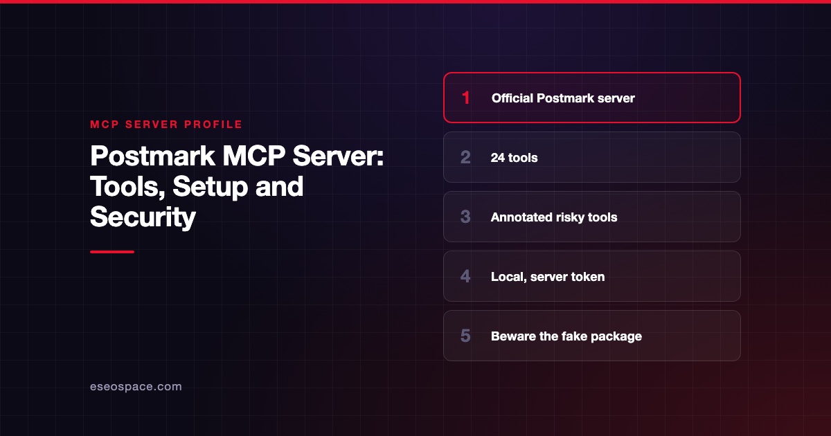 Postmark MCP Server: Tools, Setup and Security