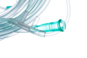 nasal tube white background